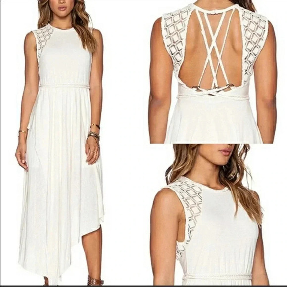 Free people afternoon delight asymmetrical dress - Picture 2 of 11